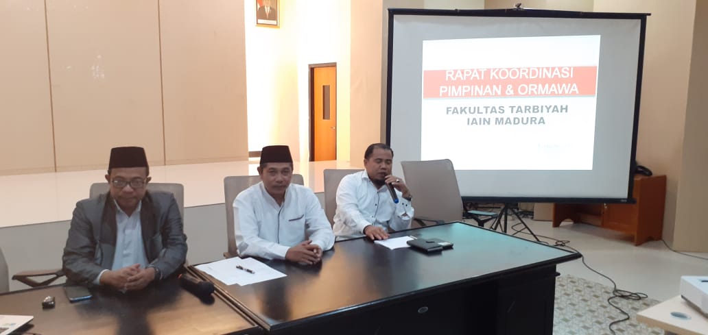 Samakan Visi Misi, Pipimpinan Fakultas Tarbiyah selenggarakan Konsolidasi Ormawa