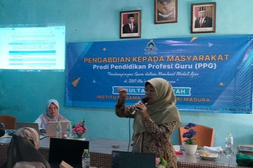 Program Studi Pendidikan Profesi Guru (PPG) Sukses Laksanakan Pengabdian kepada Masyarakat di SMP Ma'arif 4 Pamekasan