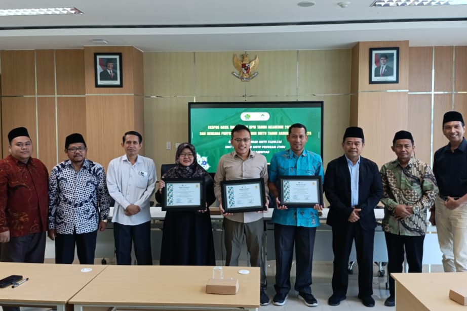 GPM-UPM Fakultas Tarbiyah Anugerahkan Penghargaan kepada Tiga Prodi Terbaik Hasil Monev 2024/2025